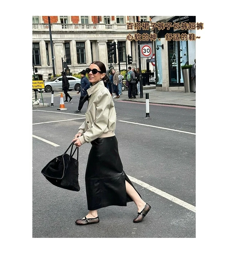 Black Sandals Women Flats Mesh Summer Fashion Shallow Shoes Beach Dress Designer Trend Shoes Outdoor Walking Female
