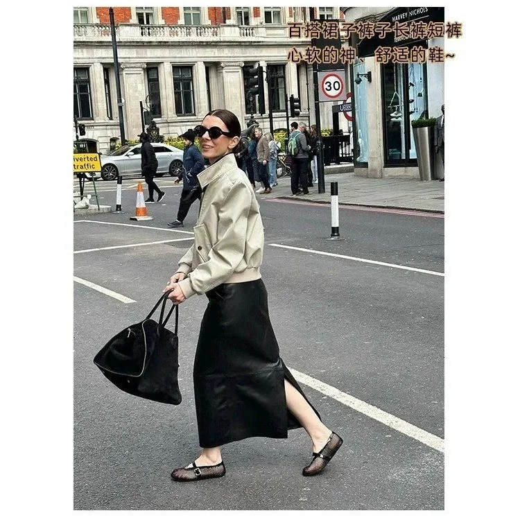Black Sandals Women Flats Mesh Summer Fashion Shallow Shoes Beach Dress Designer Trend Shoes Outdoor Walking Female