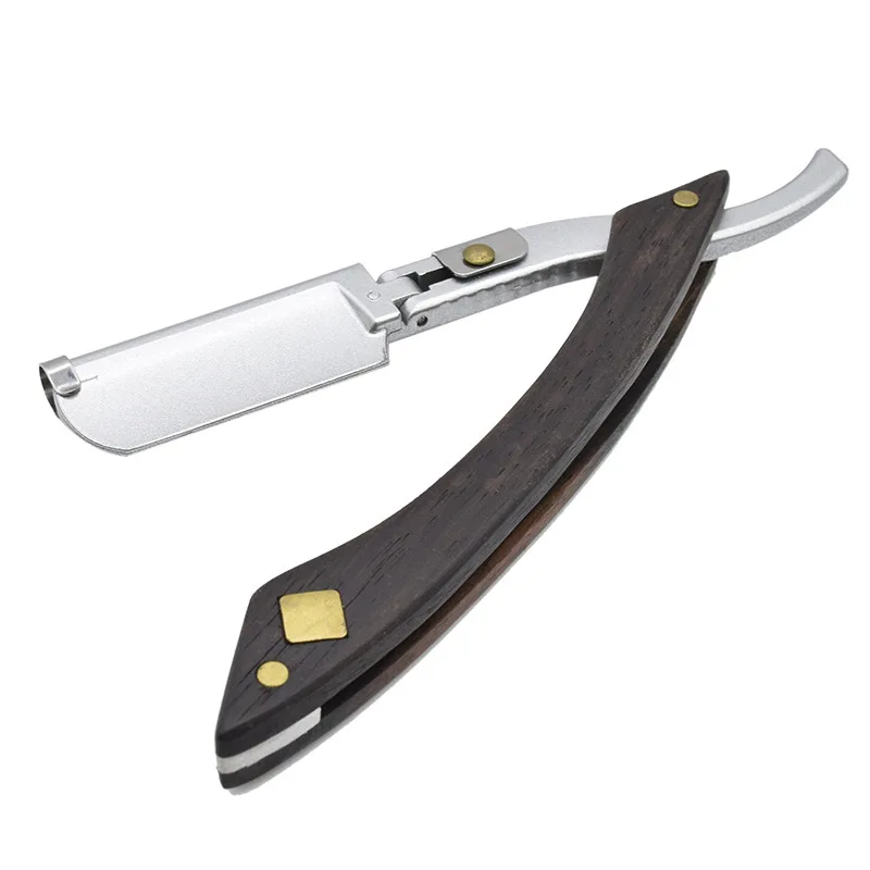 Barber Shop Men's Foldable Manual Shaver Stainless Steel Shaver Straight Shaving Sharp Shaver Hairdressing Styling Tools