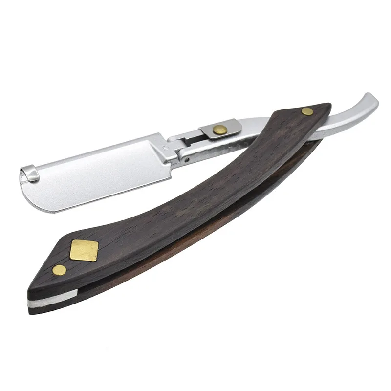 Barber Shop Men's Foldable Manual Shaver Stainless Steel Shaver Straight Shaving Sharp Shaver Hairdressing Styling Tools