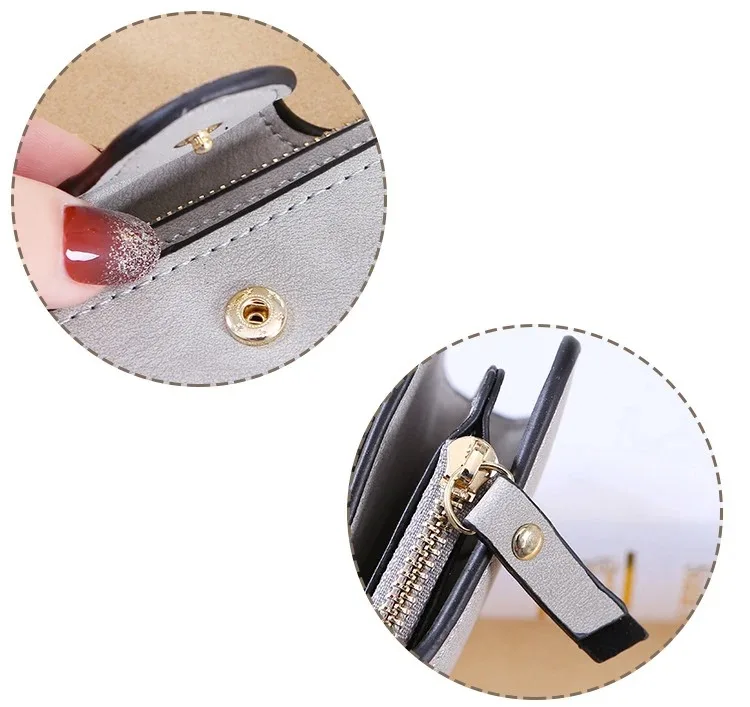 Alice in Wonderland Buckle Women Wallets Long Leather Top Quality 15 Card Holder Classic Female Purse Zipper Wallet For Ladies