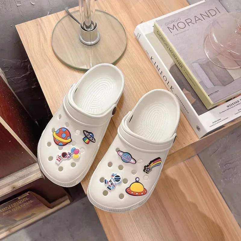 2025 New Summer Women Waterproof Slippers Summer Outdoor Women Slides Soft Sole Garden Shoes Indoor Classic Nursing Clogs Sandal