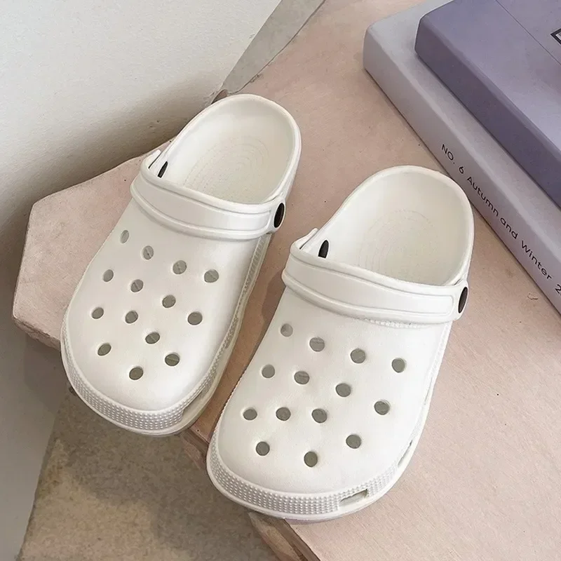 2025 New Summer Women Waterproof Slippers Summer Outdoor Women Slides Soft Sole Garden Shoes Indoor Classic Nursing Clogs Sandal