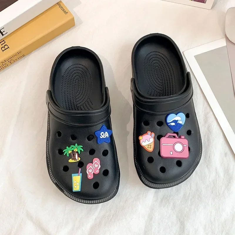2025 New Summer Women Waterproof Slippers Summer Outdoor Women Slides Soft Sole Garden Shoes Indoor Classic Nursing Clogs Sandal