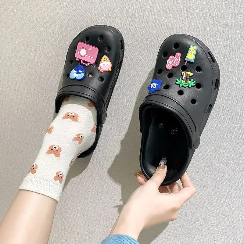 2025 New Summer Women Waterproof Slippers Summer Outdoor Women Slides Soft Sole Garden Shoes Indoor Classic Nursing Clogs Sandal