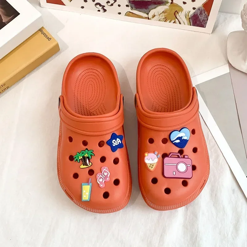2025 New Summer Women Waterproof Slippers Summer Outdoor Women Slides Soft Sole Garden Shoes Indoor Classic Nursing Clogs Sandal