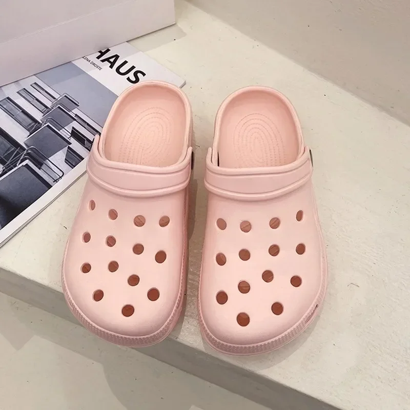 2025 New Summer Women Waterproof Slippers Summer Outdoor Women Slides Soft Sole Garden Shoes Indoor Classic Nursing Clogs Sandal
