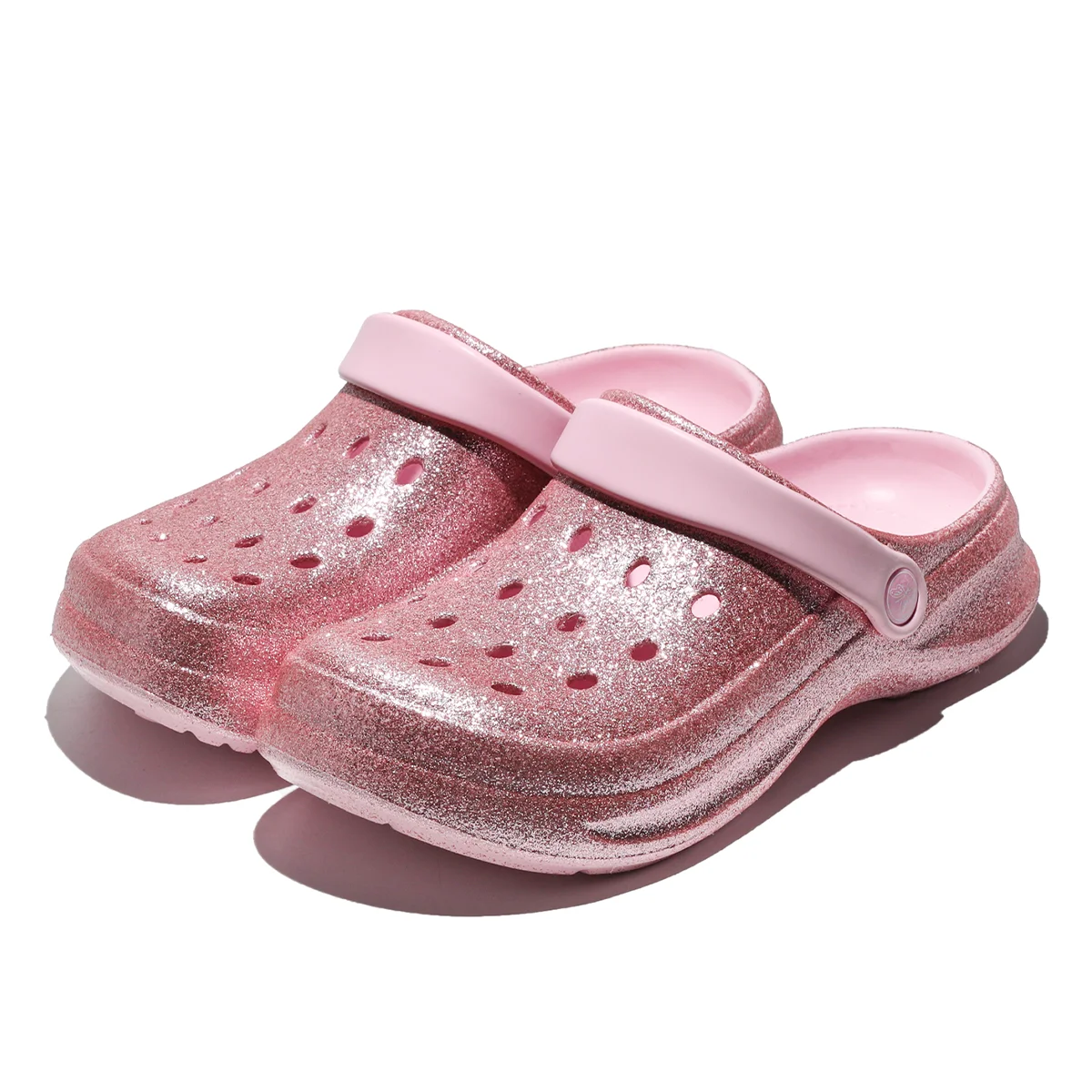 Glitter Clog, Lightweight EVA Garden Shoes, Waterproof Slip-Resistant Sandals, Comfortable Slip-On Shoes for Indoor Outdoor 816
