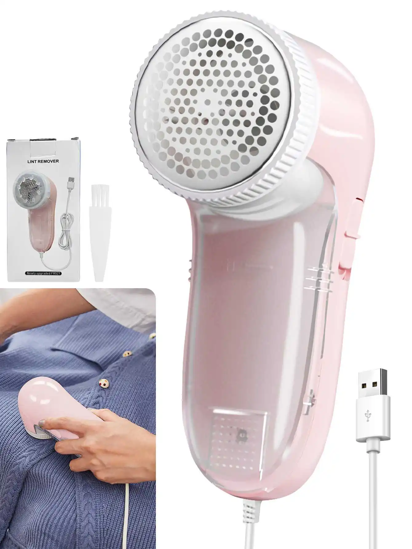 Household Clothing Shaver Fabric Remover USB Electric Fluff Portable Brush Blade Professional Lint Remover Trimmer Professional