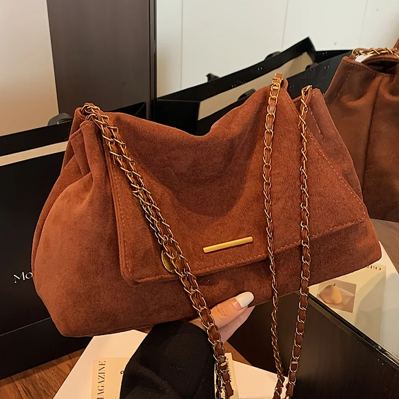 Perfect Lily Women's Vintage Large Crossbody Shoulder Bag Elegant Handbag with Detachable Strap Durable for Casual Formal Events