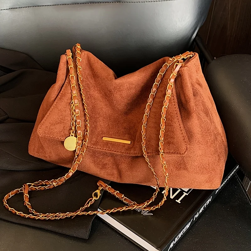 Perfect Lily Women's Vintage Large Crossbody Shoulder Bag Elegant Handbag with Detachable Strap Durable for Casual Formal Events