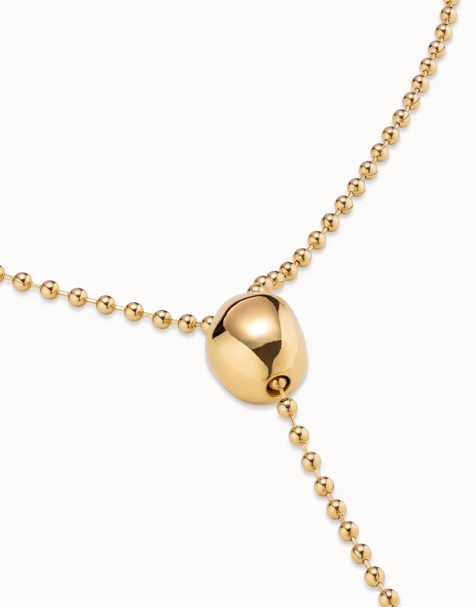 2025 autumn niche unique design gold and silver round bead necklace, genderless accessory creative gift