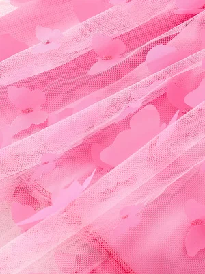 Spring Sweetheart Style: Pink Butterfly Tulle Dress (Everyone Will Ask Where It’s From)