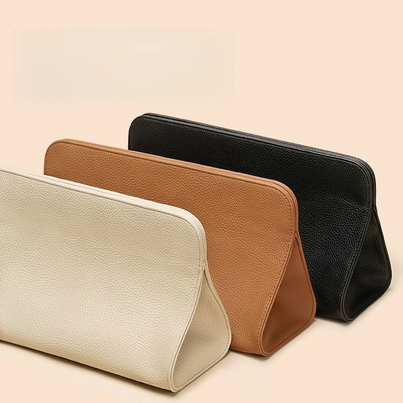 Hairdressing Tool Organizer Bag PU Leather Hair Straightener Curling Iron Storage Bag Hair Dryer Storage for Home Makeup Tools
