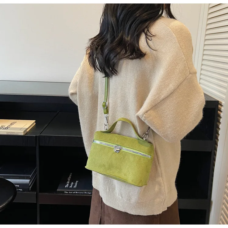 Winter Autumn Premium Suede Crossbody Bags Retro Vintage Messenger Bags for Women Fashion Texture and Versatile Shoulder Bags
