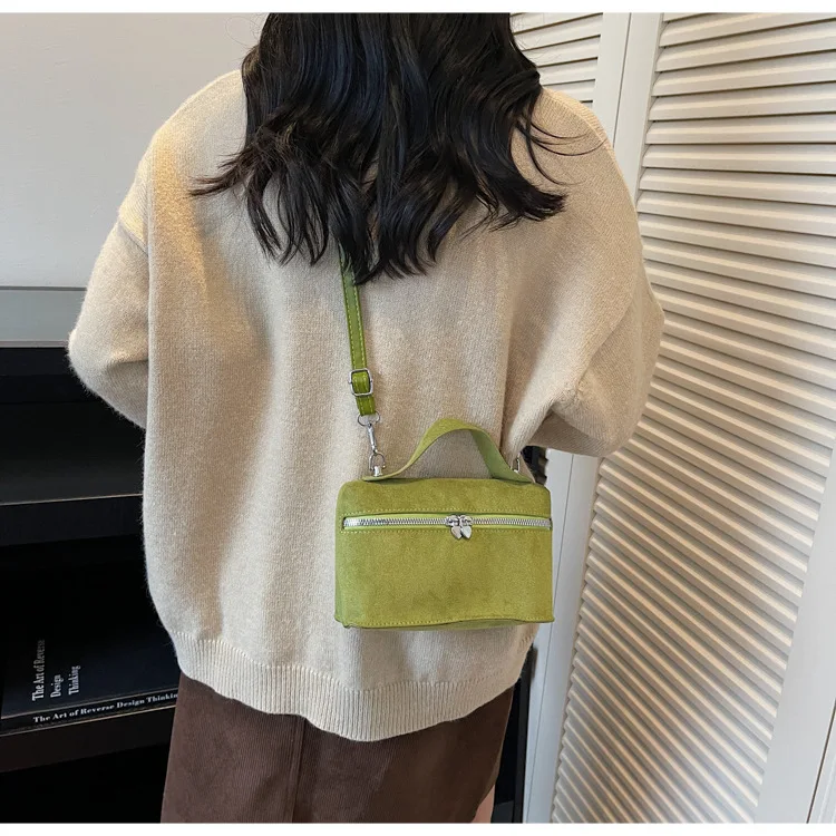 Winter Autumn Premium Suede Crossbody Bags Retro Vintage Messenger Bags for Women Fashion Texture and Versatile Shoulder Bags