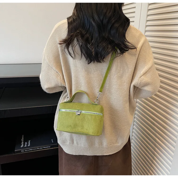Winter Autumn Premium Suede Crossbody Bags Retro Vintage Messenger Bags for Women Fashion Texture and Versatile Shoulder Bags