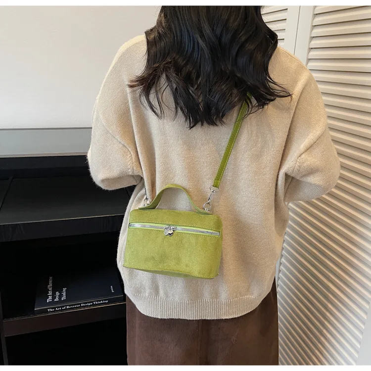 Winter Autumn Premium Suede Crossbody Bags Retro Vintage Messenger Bags for Women Fashion Texture and Versatile Shoulder Bags