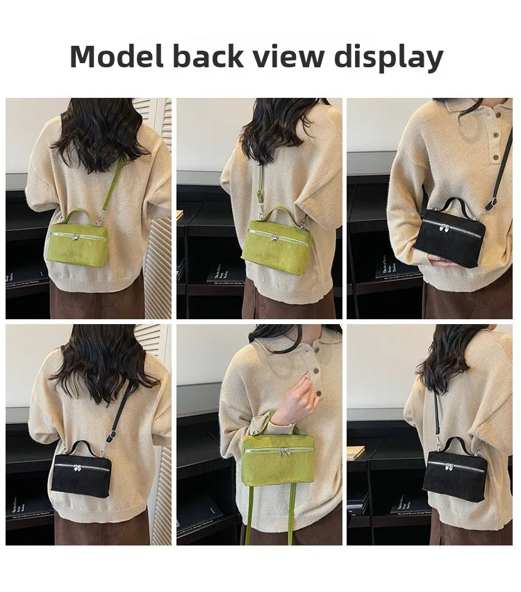Winter Autumn Premium Suede Crossbody Bags Retro Vintage Messenger Bags for Women Fashion Texture and Versatile Shoulder Bags