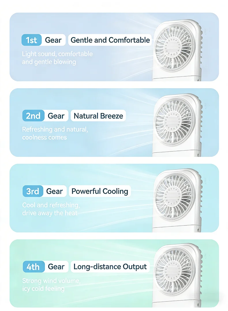 X30 USB Small Fan Outdoor Portable Handheld Fan Ultra-Quiet Slim Folding Mini Desktop Fan