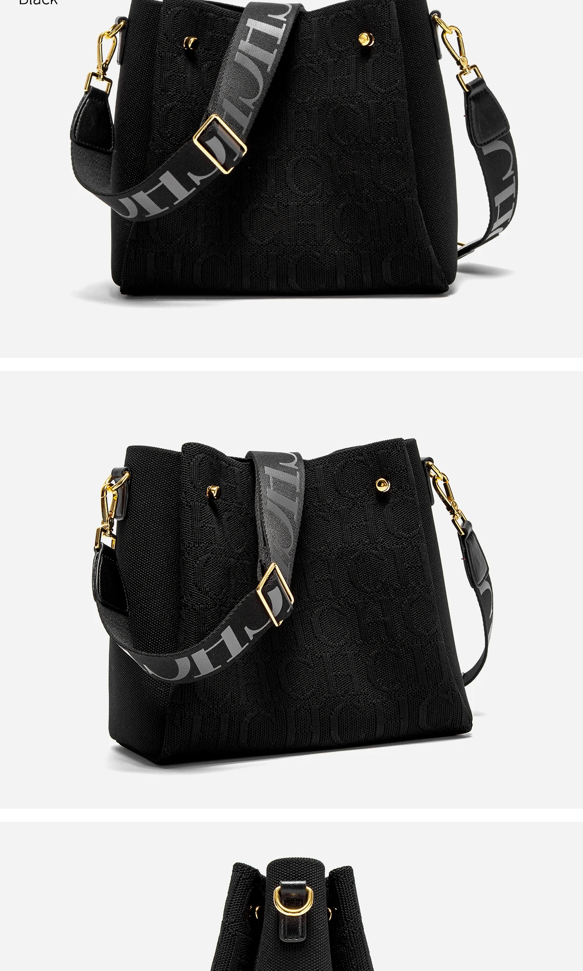 CH Autumn Winter Classic Crossbody Bag Brand Temperament Fashionable Casual Large Capacity Women's Shoulder Bag