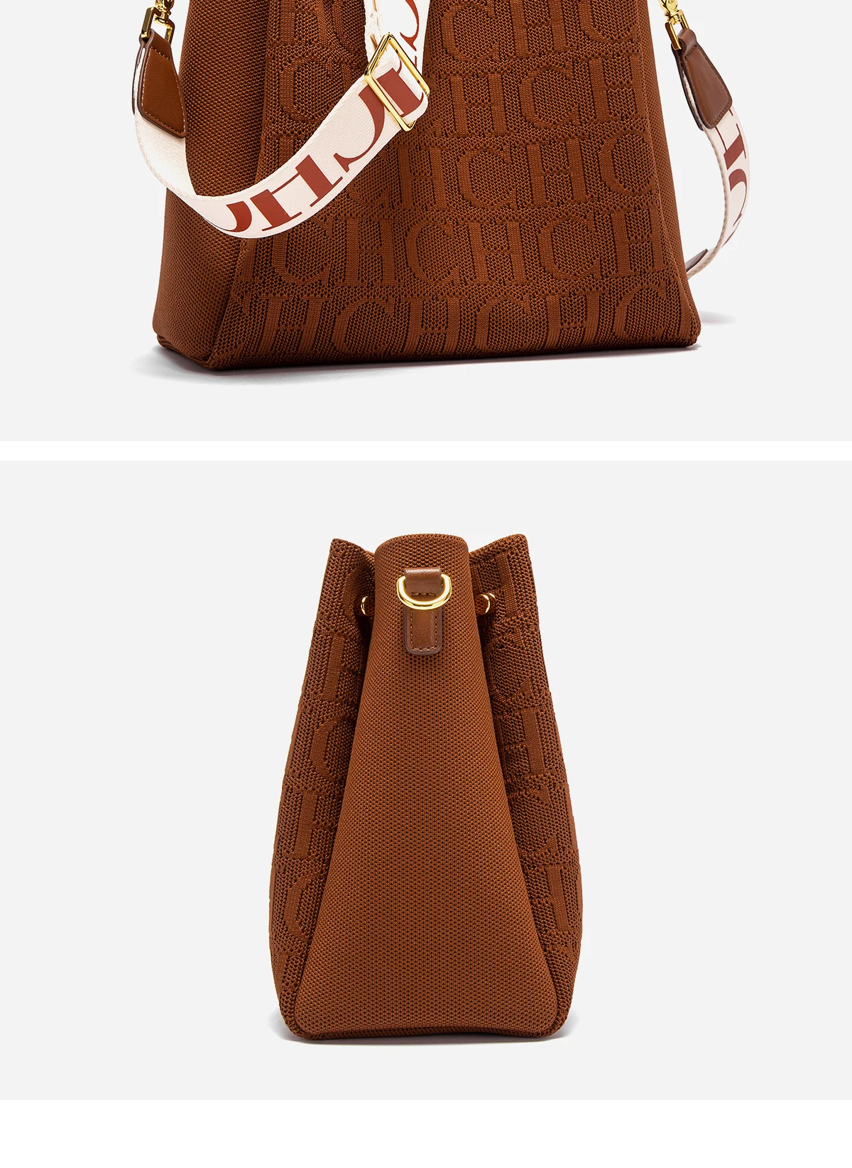 CH Autumn Winter Classic Crossbody Bag Brand Temperament Fashionable Casual Large Capacity Women's Shoulder Bag