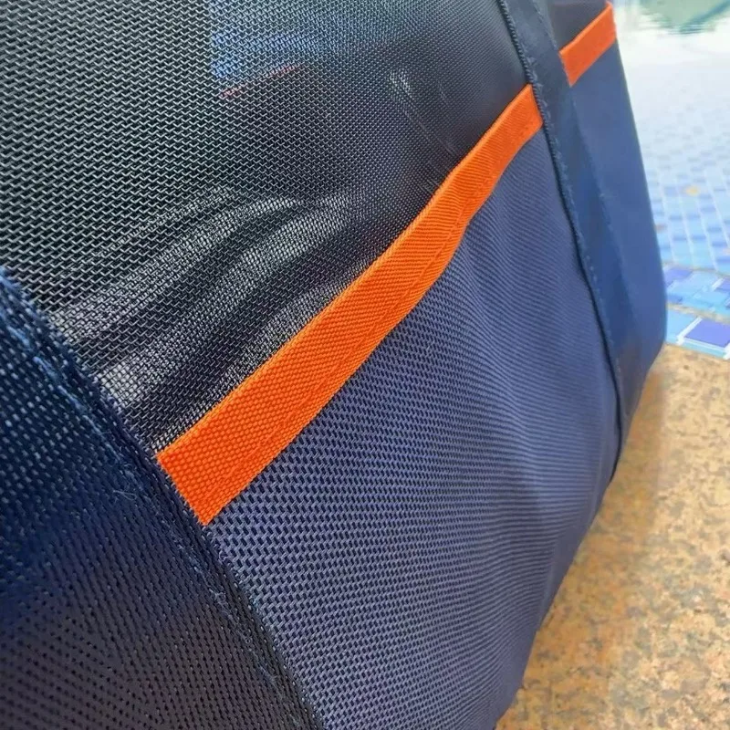1pcs Waterproof Swim Beach Bag & Travel Toiletry Organizer Oxford Fabric Sand Storage Bag with Zipper Pockets