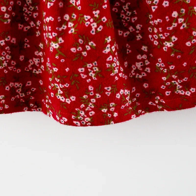 Children's Spring and Autumn Clothing Girls' Long Sleeved Printed Dress Children's Princess Dress Baby Dress