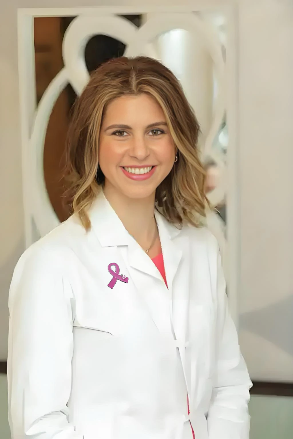 Pink Ribbon Pins Breast Cancer Awareness Enamel Lapel Pin for Women Pink Ribbon Brooch Pins Pink Butterfly Ribbon