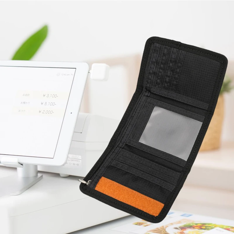 Japanese Style Nylon Trifold Wallet Casual Unisex Young Novelty Money Bag Purse with Zipper Coin ID Card Holder for Men Women
