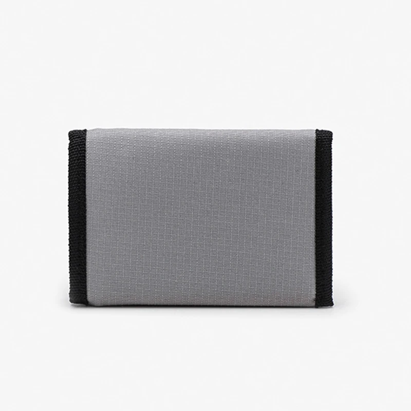 Japanese Style Nylon Trifold Wallet Casual Unisex Young Novelty Money Bag Purse with Zipper Coin ID Card Holder for Men Women