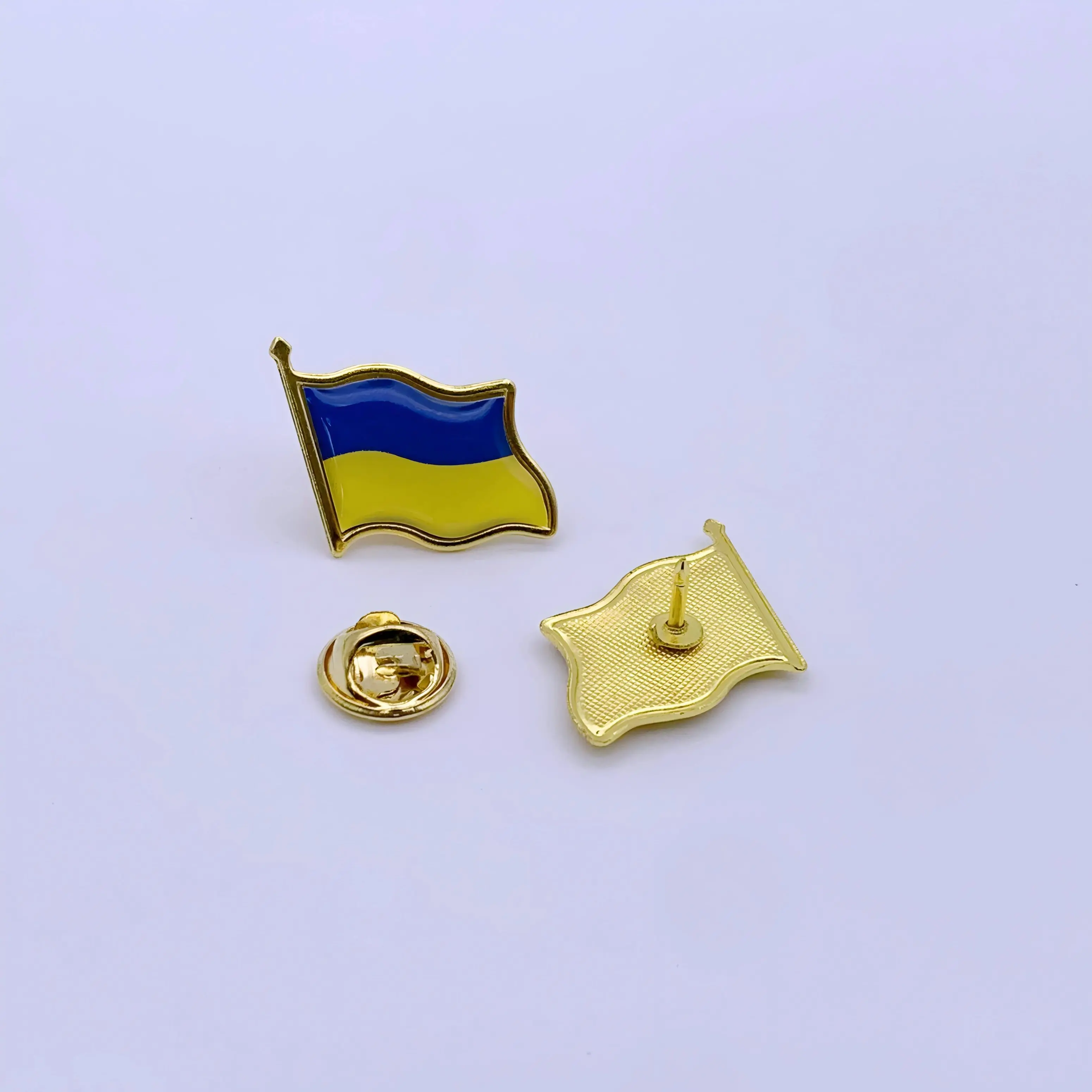 Ukraine Flag Lapel Pins - Bulk Pack Ukraine National Emblem Badges for Jackets Hats Backpacks And Clothes