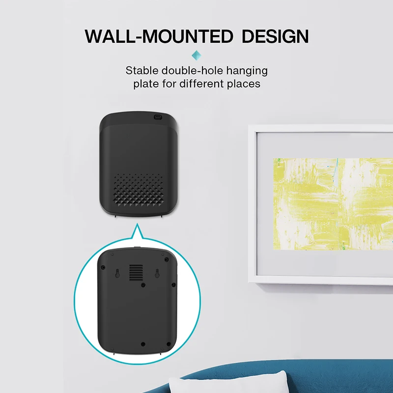 Room Fragrance Diffuser Wall Mounted Hotel Air Freshener Bluetooth Flavoring Diffuser For Essential Oil Electric Smell For Home