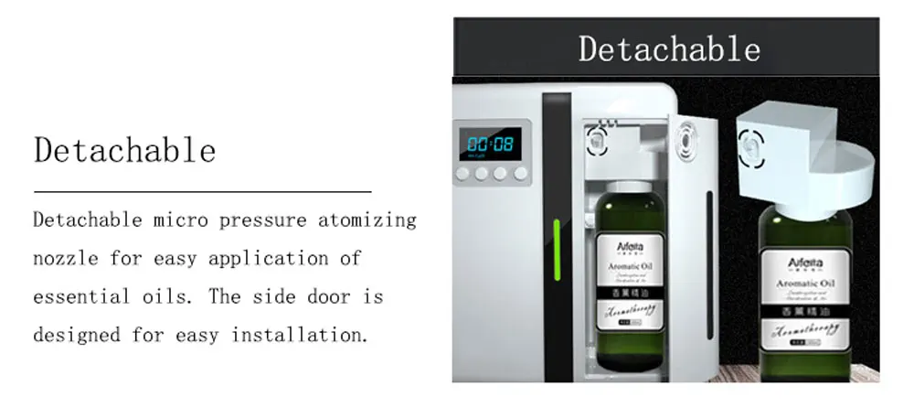 Room Fragrance Diffuser Wall Mounted Hotel Air Freshener Bluetooth Flavoring Diffuser For Essential Oil Electric Smell For Home