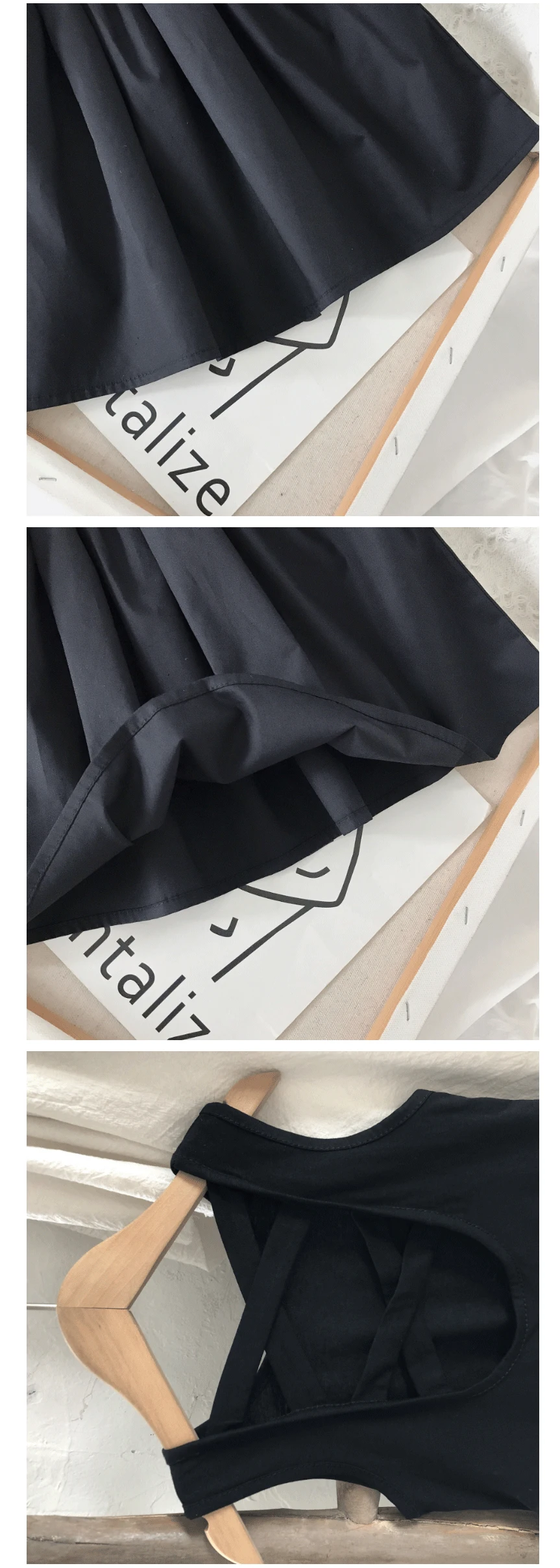 2024 Summer Girls Elegant Goth Dresss Black Sleeveless Tutu Dress Backless Off Shoulder Party Kid Dresses 2 4 5 6 7 8 Years Old