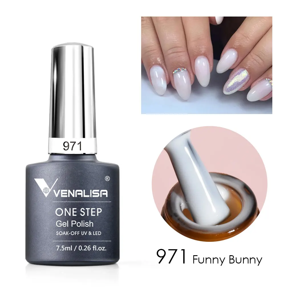 Venalisa Nail Gel Polish Kit HEMA TPO FREE Nude Pink Color Collection Self Leveling Full Coverage Nail Manicure Set 6Pcs Kit