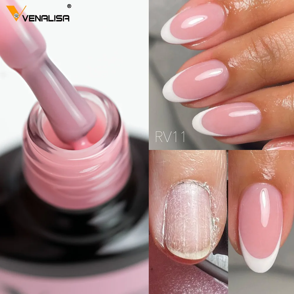 Venalisa Nail Gel Polish Kit HEMA TPO FREE Nude Pink Color Collection Self Leveling Full Coverage Nail Manicure Set 6Pcs Kit