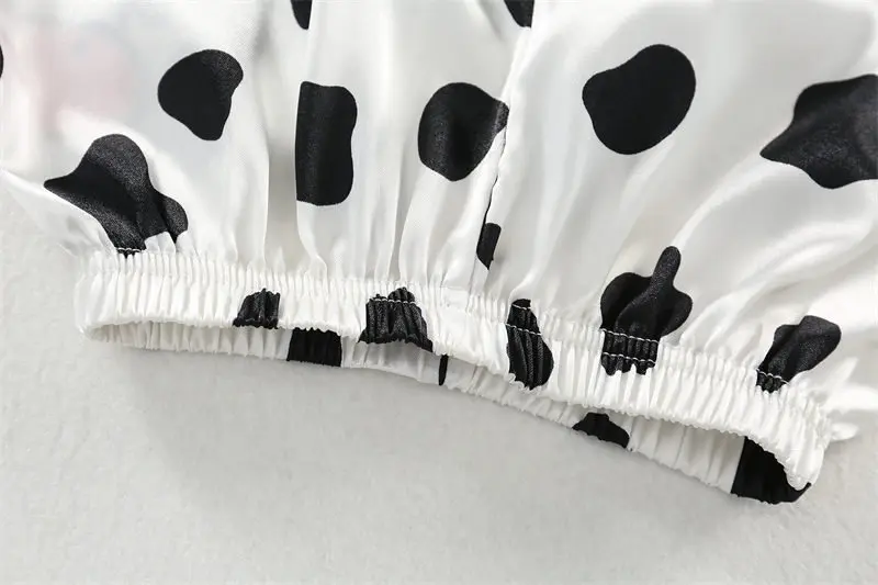 Boys Girls Kids Pajama Sets Cartoon Cow Short Sleeve T-Shirt Tops with Pants Toddler Baby Sleeping Clothes Pijamas Sleepwear