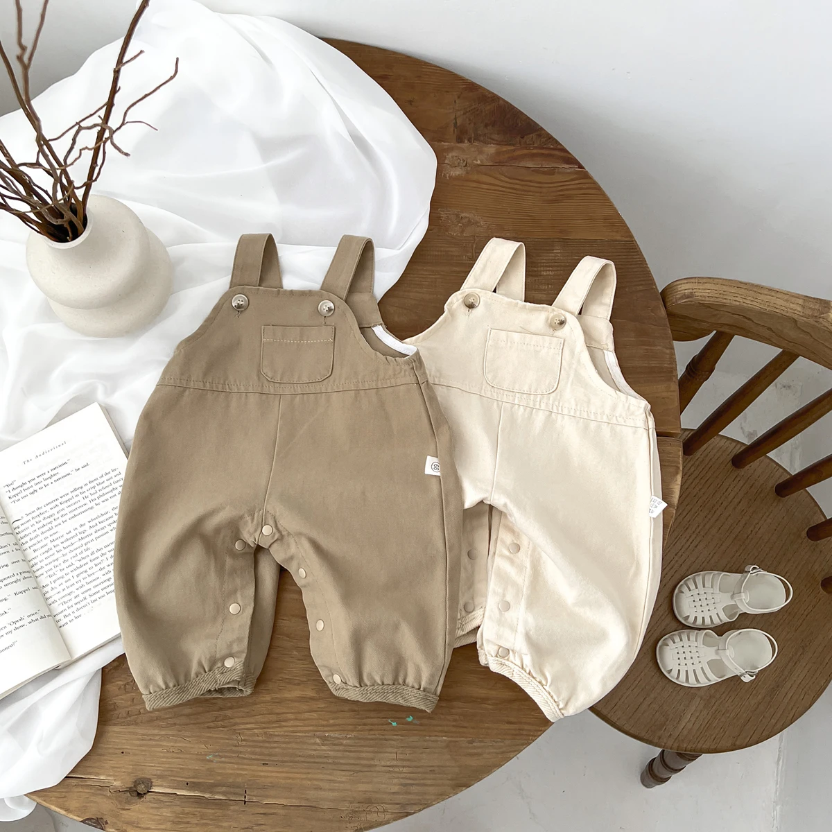 Baby Overalls Winter Autumn Baby Jumpsuit Baby Clothes 0-3 Years Old