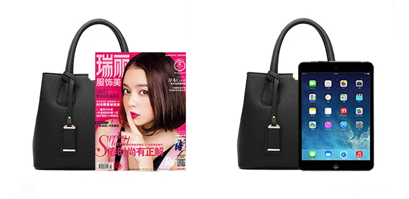 Women PU Leather Handbags Ladies Large Tote Bag Female Square Shoulder Bags Bolsas Femininas Sac New Fashion Crossbody Bags