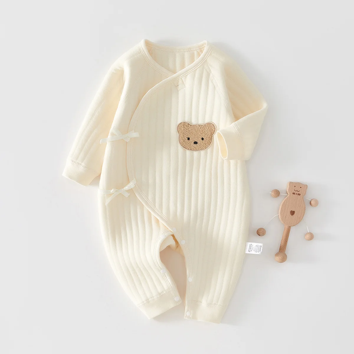 AYNIGIELL Autumn 0-6Months Baby Rompers Newborn Girls/Boys 100%Cotton Clothes of Long Seeve Infant Clothing