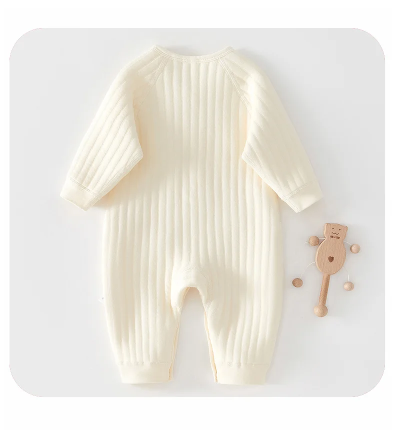 AYNIGIELL Autumn 0-6Months Baby Rompers Newborn Girls/Boys 100%Cotton Clothes of Long Seeve Infant Clothing