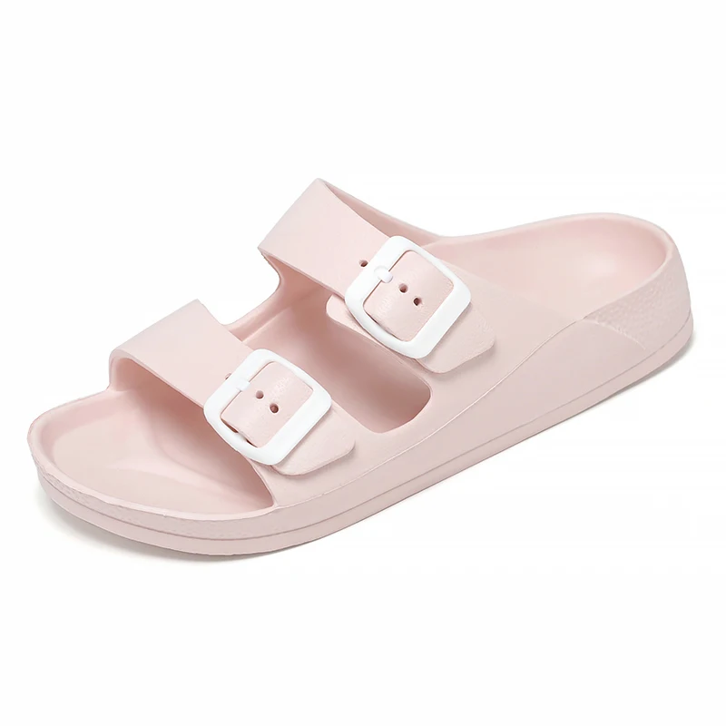 Summer Women Lightweight Rubber Slippers Clogs Garden Shoes Beach Sandals Indoor Home Slides Soft Free shipping Big Size 43 44