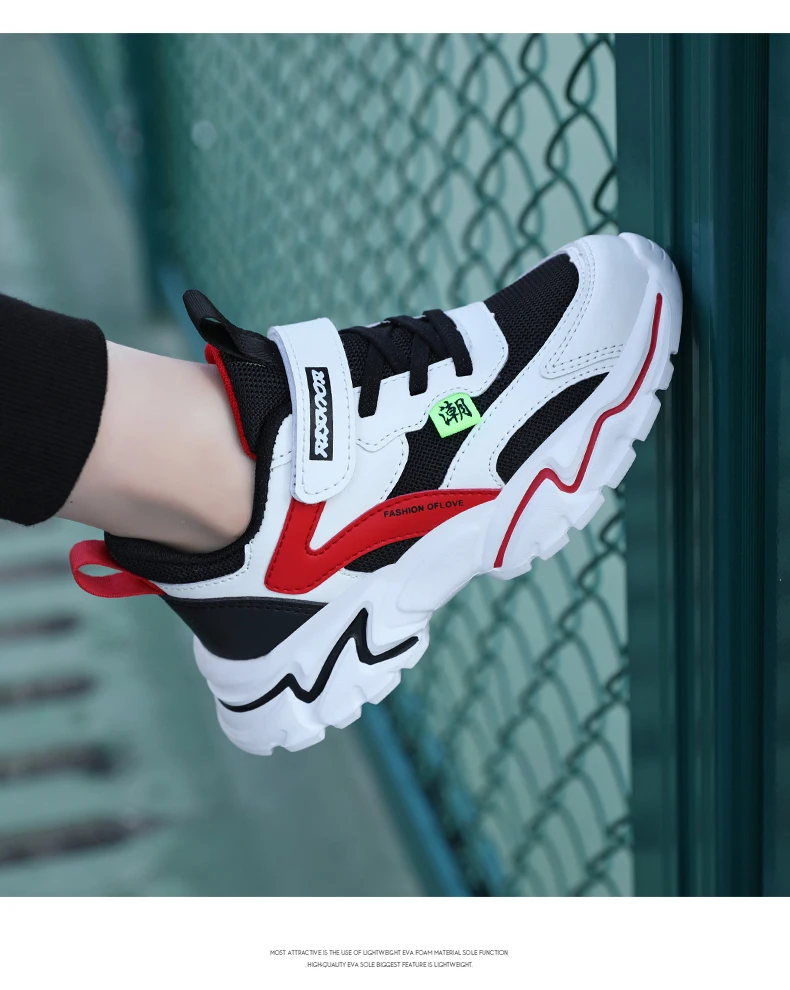 Fashion Children Sneakers Boy Shoes Mesh Kids Shoes School Casual 6 To 12 Years Sports Tennis Sneakers for Boy