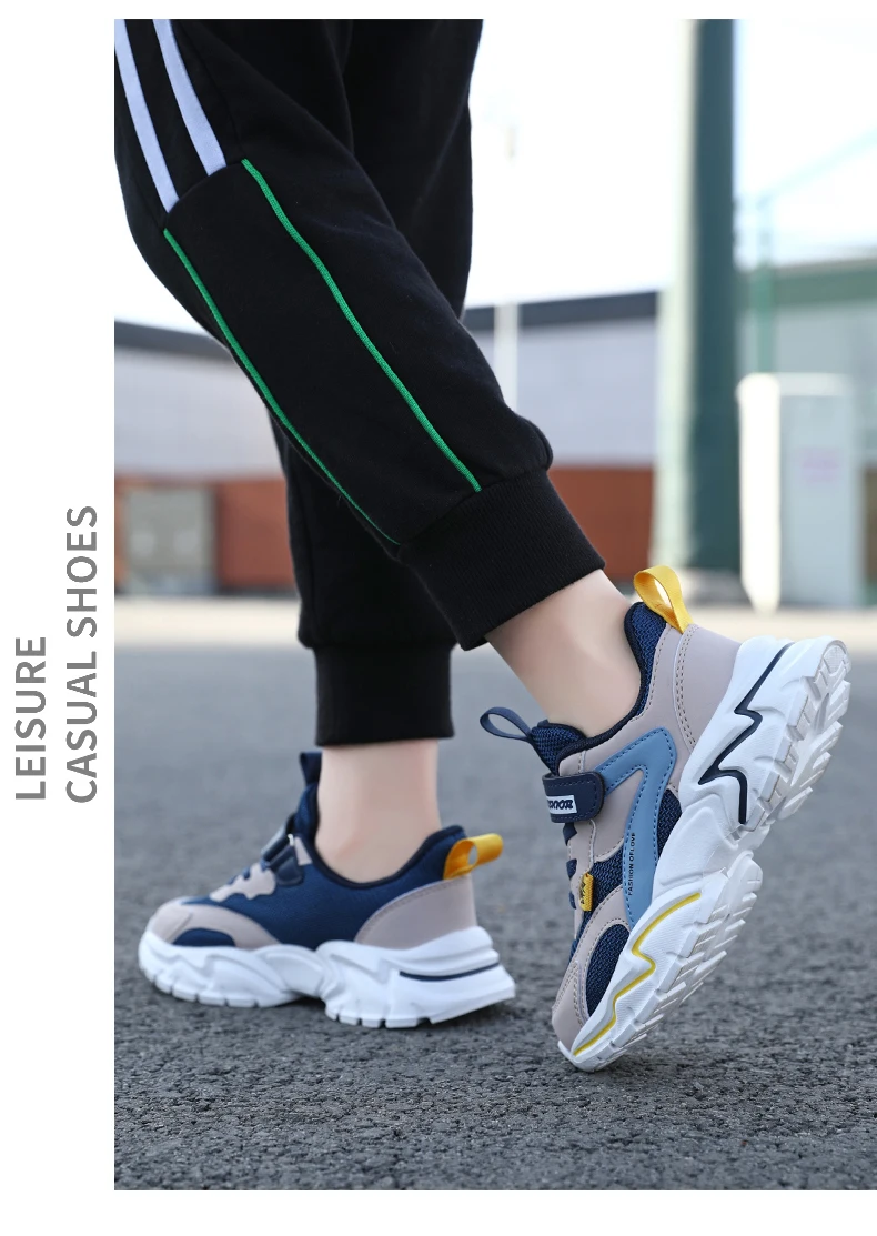 Fashion Children Sneakers Boy Shoes Mesh Kids Shoes School Casual 6 To 12 Years Sports Tennis Sneakers for Boy