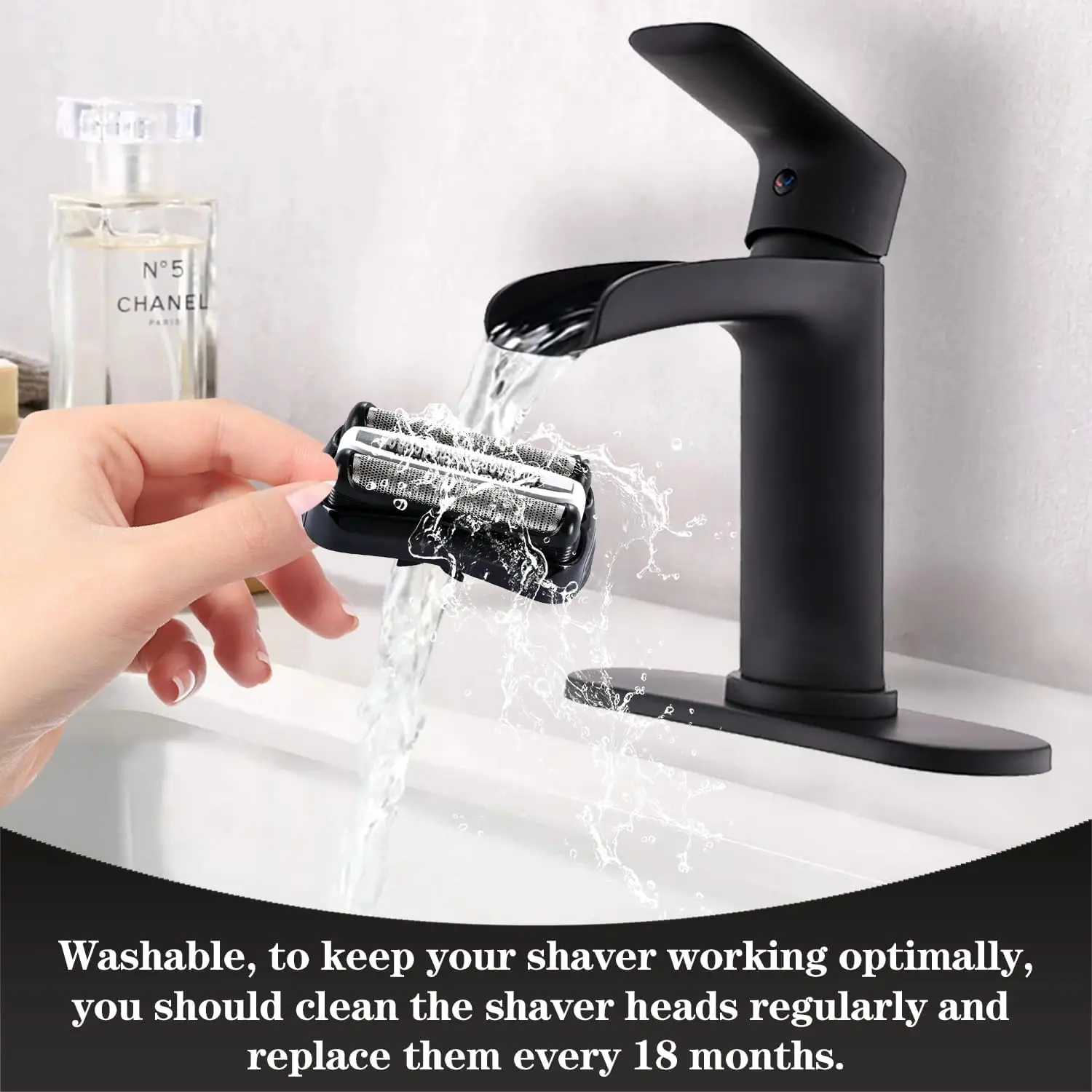 YUKU 32B Shaver Replacement Head for Braun Series 3 3000s 3010s 3020s 3030s 3040s 300s 301s 310s 320s 330s 340s Electric Shaver