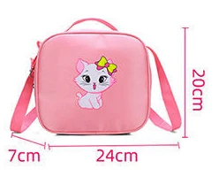 Pink Cat Children Girl Backpack Bowknot Kid School Bag Cartoon Bookbag Cute Princess Kindergarten Primary School Girl Backpack