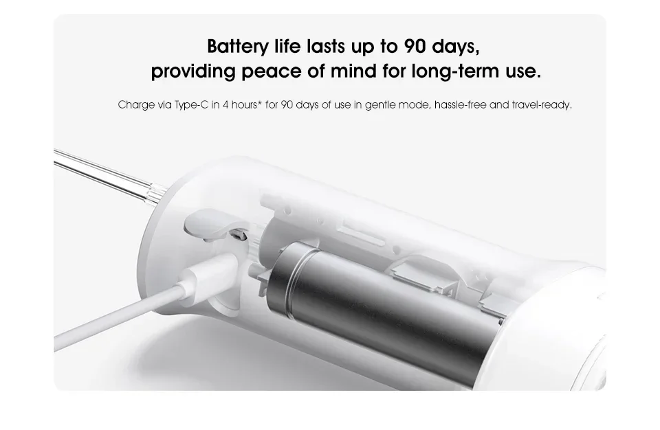 Mijia MEO701/MEO705 Portable Oral Irrigator Dental Teeth Whitening Flosser Tooth Cleaner Waterpulse Water Thread Teeth
