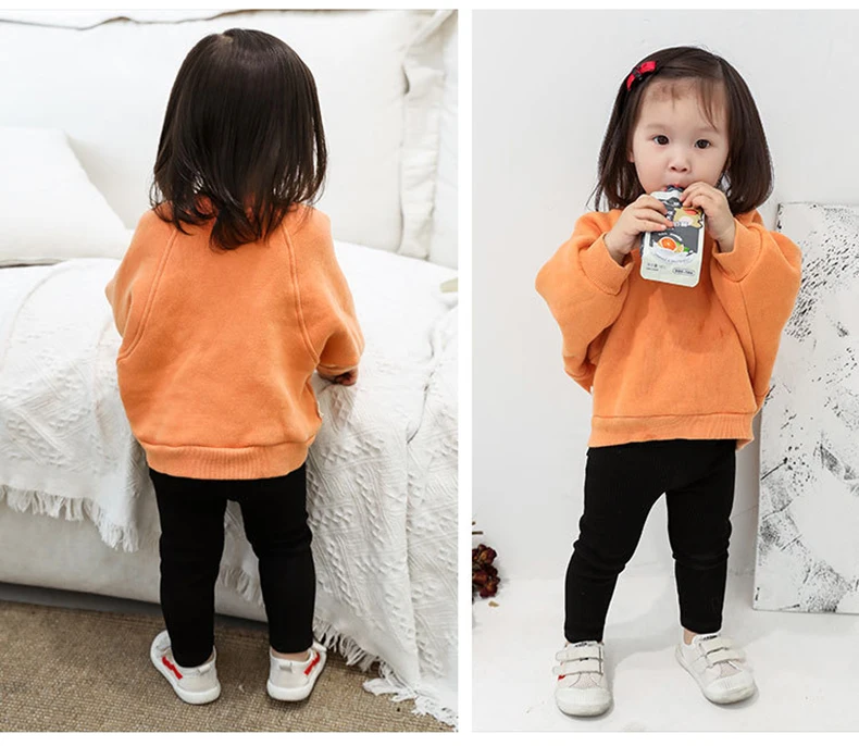 Baby Girls Boys Pants Kids High Waist Cotton Big PP Pant Spring and Autumn Girl Leggings Trousers Children Clothes 0-6 Years