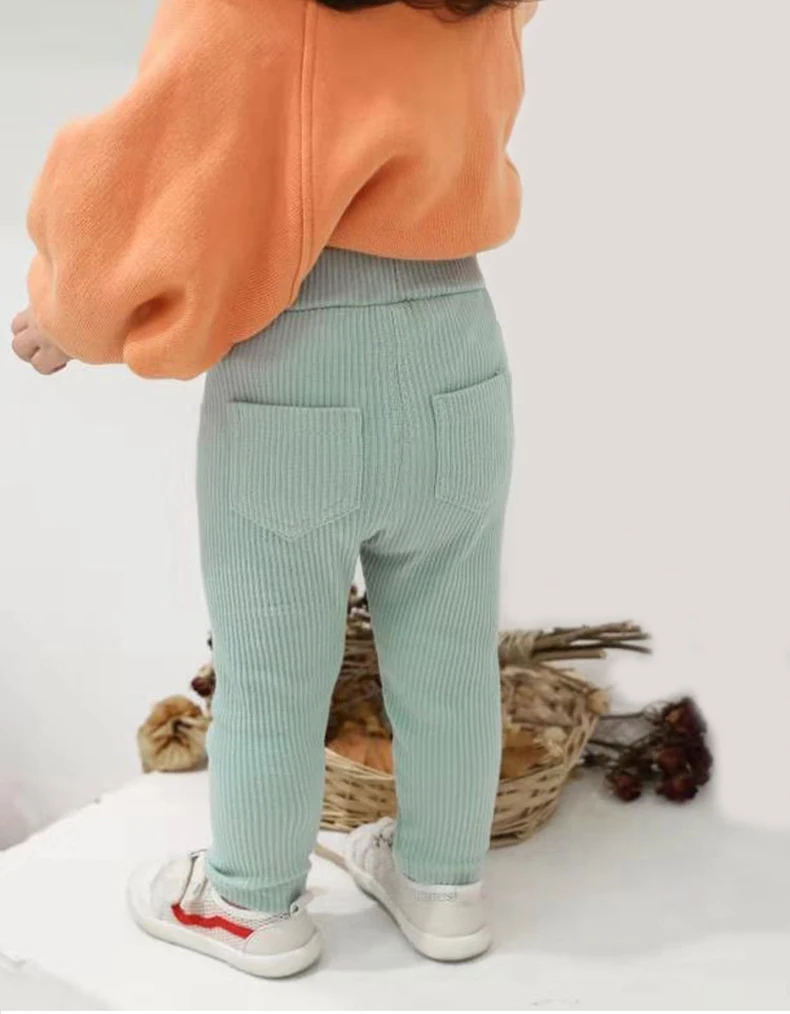 Baby Girls Boys Pants Kids High Waist Cotton Big PP Pant Spring and Autumn Girl Leggings Trousers Children Clothes 0-6 Years